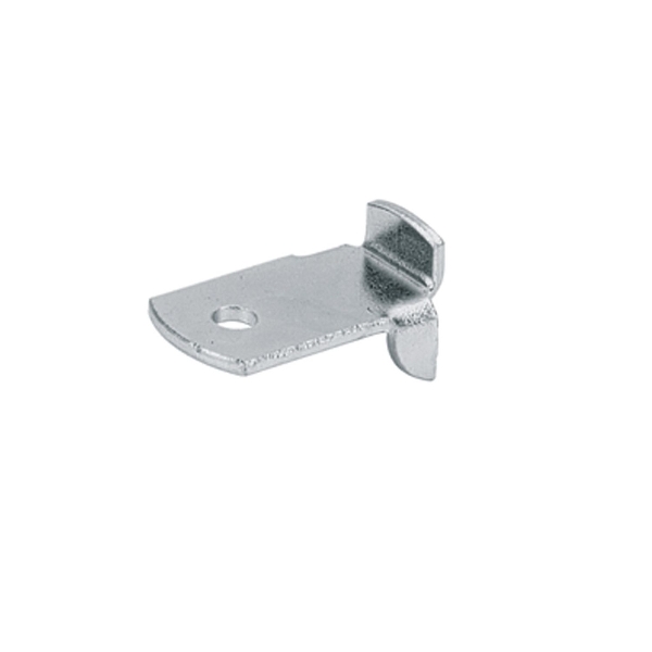 Vari plauktu turētājs 10x6mm metāls niķelēts