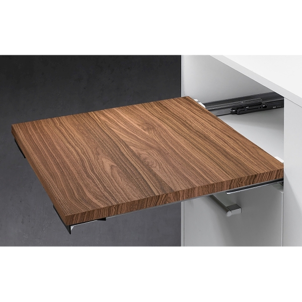 ko. Fiksācija pie virsmas Quadro V6 SS 400 pilna izvilkuma vadotnes 30kg bez konektoriem