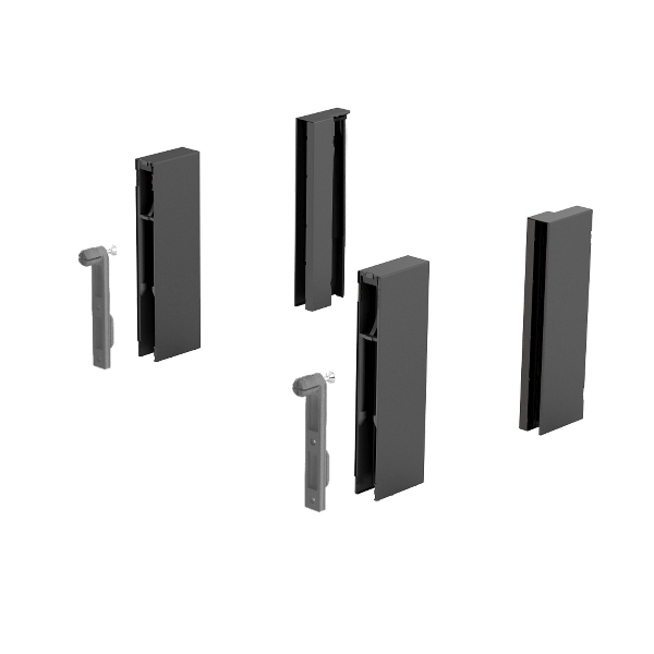 ko. ArciTech antracīts adapteri DesignSide 124