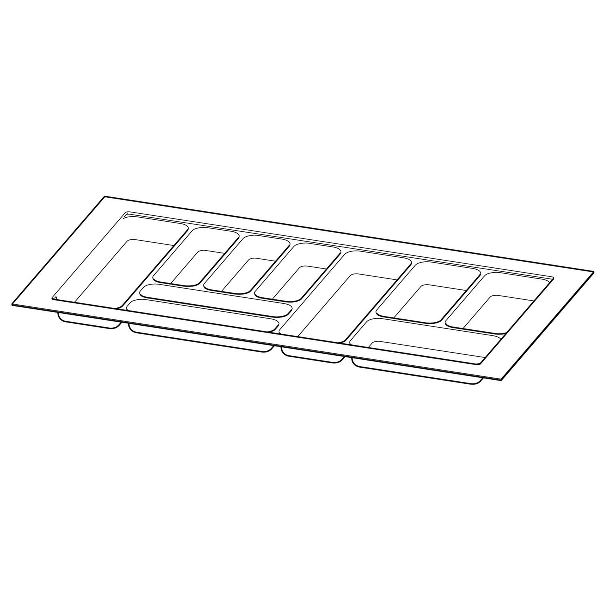 Apzāģējams ieliktnis 901-1000/441-520 balts OT440 H55