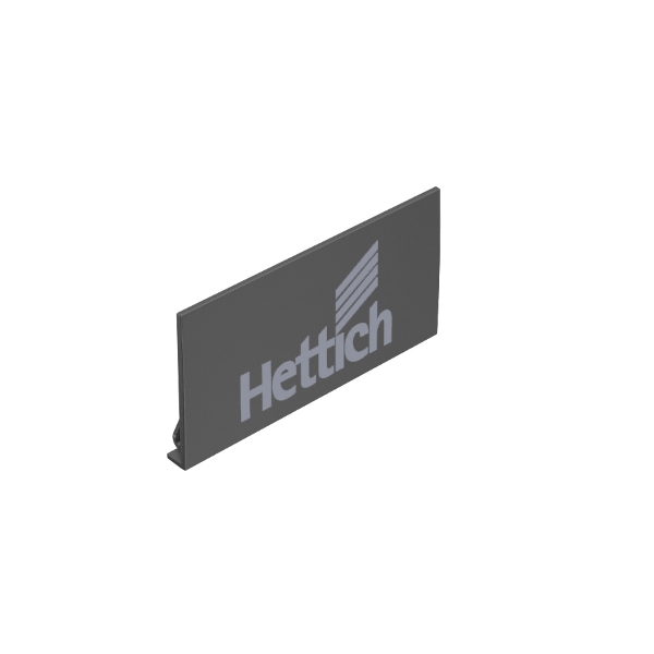 AvanTech YOU dekoratīvā uzlika ar Hettich logo antracīts