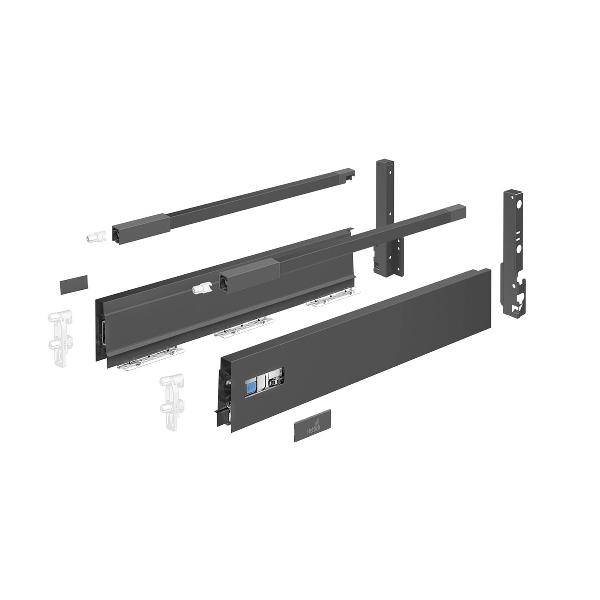 ko. InnoTech Atira antracīts 176/350 atvilktne bez vadotnēm