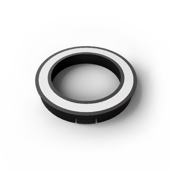 MW/XW LED lampa CircleLite 78 melna 12V D78/3W 1.8m