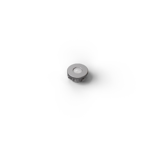 LED lampa MiniSpot 15 nerūsējošais WW 12V D15/1W 1.8m